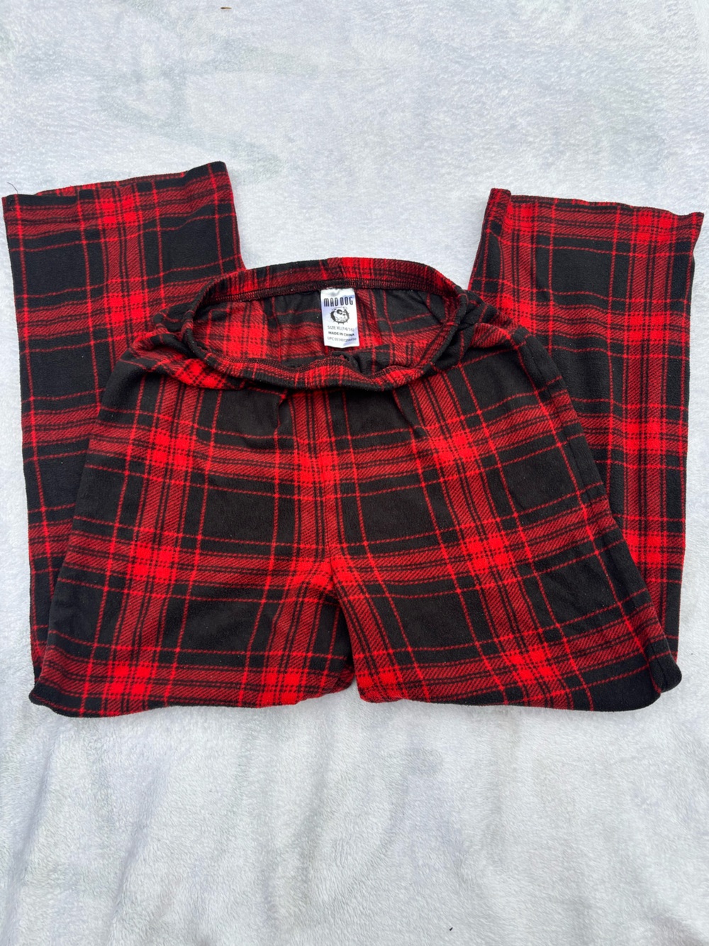 Red and Black Plaid PJ Bottoms